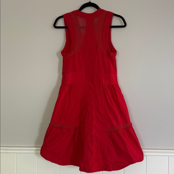 Anthropologie Daily Practice Trek Utility Mini Dress red XXS - Picture 4 of 5